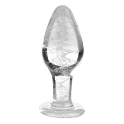 Booty Sparks Plug en verre phosphorescent GLOW L 9.5 x 4cm